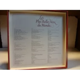 COFFRET DE 10 PIECES  33 TOURS LES PLUS BELLES VOIX DU MONDE