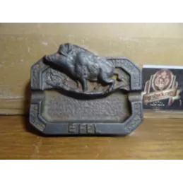 CENDRIER EFEL  EN FONTE  ( SANGLIER) 10CM X8CM