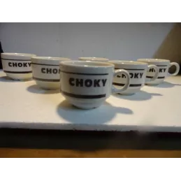 6 TASSES CHOKY CHOCOLAT...