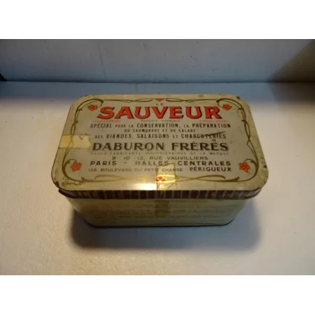 BOITE  LE SAUVEUR  DABURON FRERES PERIGUEUX  22CM X14CM X12CM