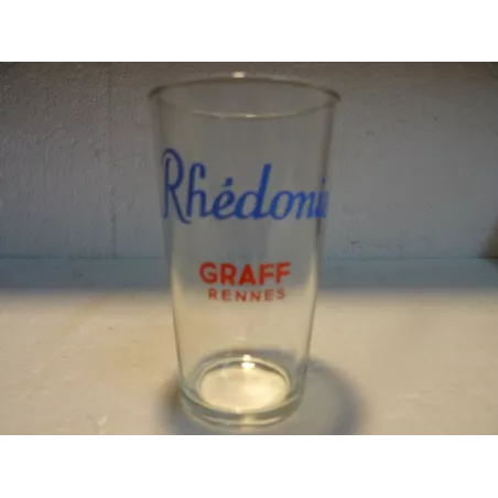 1 VERRE RHEDONIA  GRAFF 25CL HT 12CM