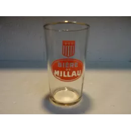 1 VERRE  BIERE DE MILLAU 25CL  HT 11.80CM