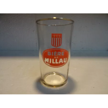 1 VERRE  BIERE DE MILLAU 25CL  HT 11.80CM