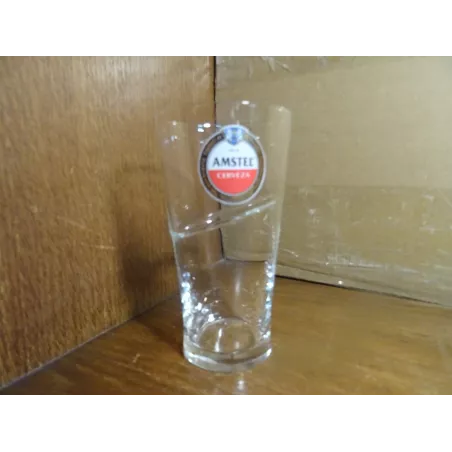 1 VERRE AMSTEL  EXPORT 20CL HT 13CM