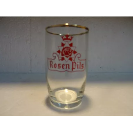 1 VERRE ROSEN PILS 25CL HT 11.30CM   BRASSERIE DEBOES