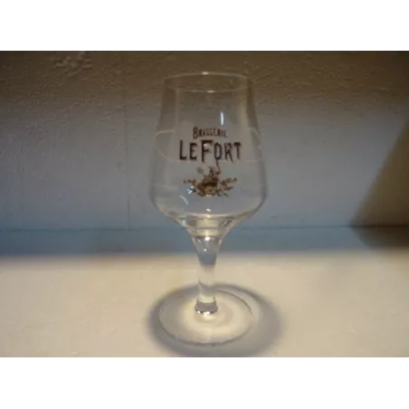 1 VERRE BRASSERIE  LEFORT 33CL HT 20.50CM