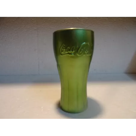 1 VERRE COCA-COLA  VERT  HT 14.50CM