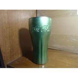 1 VERRE COCA-COLA  VERT  HT 14.50CM
