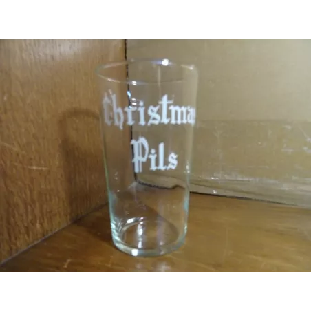 1 VERRE CHRISTMAS PILS 25CL HT 12CM