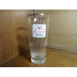 1 VERRE ROSEN PILS 25CL HT 14.20CM
