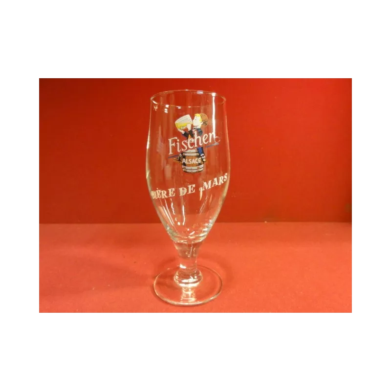 1 VERRE FISCHER BIERE DE MARS 25 CL