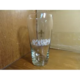 1 VERRE  MONARCH 25CL HT.13.50CM BRASSERIE DU FORT CARRE