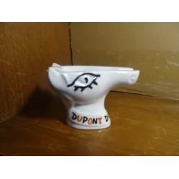 CENDRIER DUPONT  EN PORCELAINE