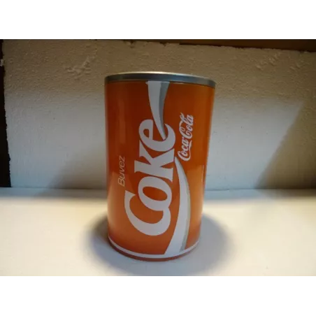 BOITE  A GLACE COCA-COLA  HT 23CM DIAMETRE 15CM