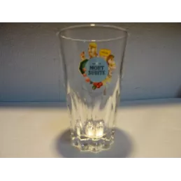 4 VERRES MORT SUBITE COLLECTOR 25CL HT.14CM
