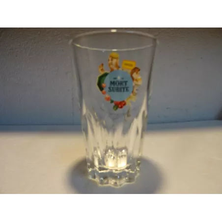 4 VERRES MORT SUBITE COLLECTOR 25CL HT.14CM