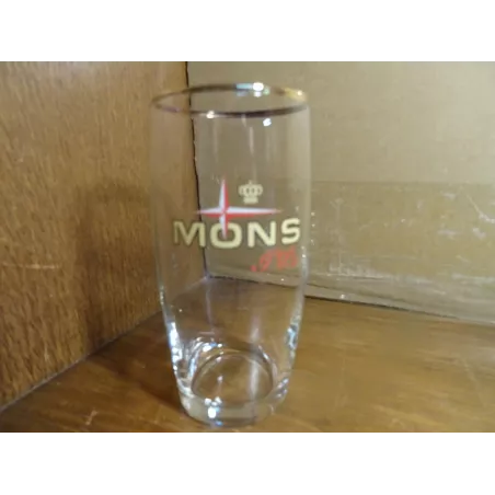 1 VERRE MONS PILS  25CL HT 12CM