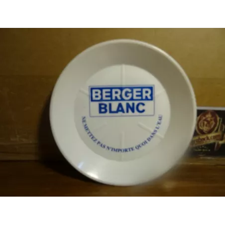 1 COUPELLE BERGER BLANC  DIAMETRE 11.50CM