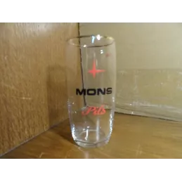 1 VERRE MONS PILS 25CL HT 12CM