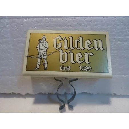 CAVALIER TIRAGE PRESSION GILDEN BIER  10CM X6CM