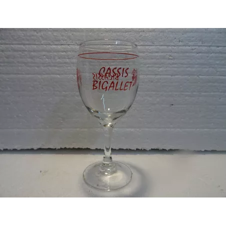 6 VERRES BIGALLET CASSIS  12CL HT 13.40CM