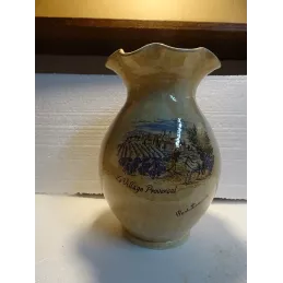 VASE  PORT LEUCATE HT 26CM DIAMETRE EN HAUT 10CM