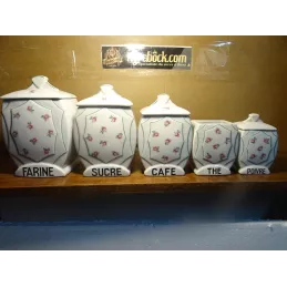5 POTS ANCIENS POUR DECORATION