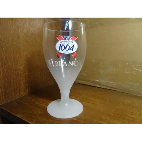 6 VERRES KRONENBOURG BLANC EXPORT 25CL HT 15.30CM