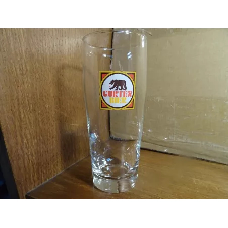 1 VERRE GURTEN BIER  25CL HT.14.80CM