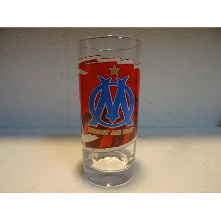 5 VERRES COCA-COLA OLYMPIQUE DE MARSEILLE HT 14.50CM