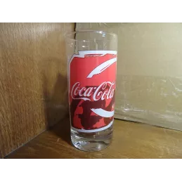 5 VERRES COCA-COLA OLYMPIQUE DE MARSEILLE HT 14.50CM