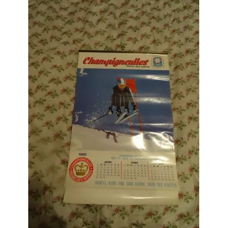 CALENDRIER  CHAMPIGNEULLES  JEUX OLYMPIQUES DE GRENOBLE  1968