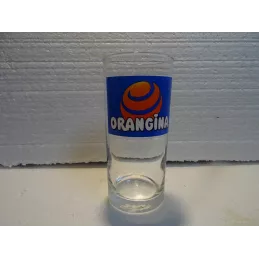 1 VERRE ORANGINA  HT 13.50CM