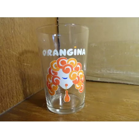 1 VERRE ORANGINA  HT 9.80CM