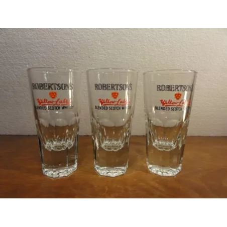 3 VERRES WHISKY ROBERTSON'S