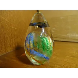UN OEUF PHOENCIAN GLASS MALTA  HT.7.50CM