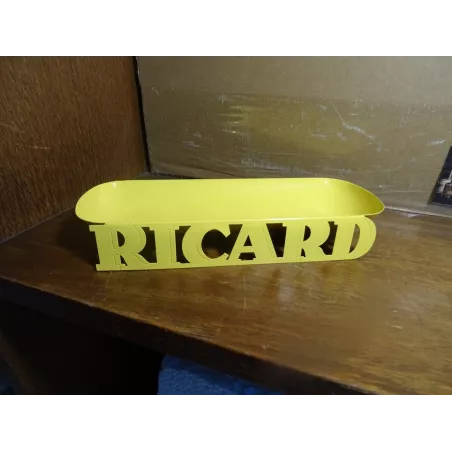 SUPPORT RICARD CITRON EN METAL  20CM X8CM