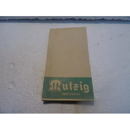 1 CARNET MUTZIG  14CM X7.50CM