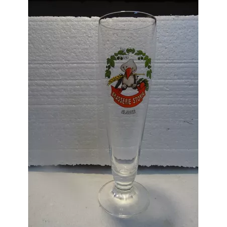 1 VERRE BRASSERIE  STORIG  25CL HT 21.90CM ALSACE