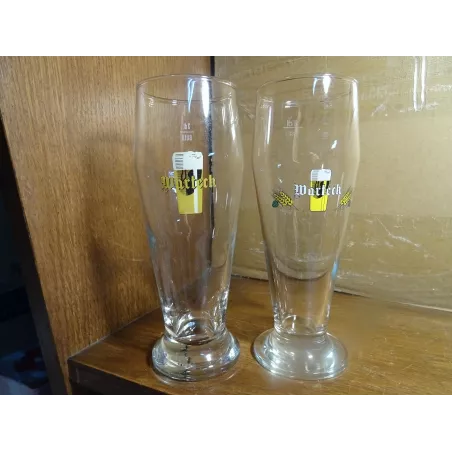 2 VERRES WARTECK 30CL  DIFFERENTS  HT 18CM