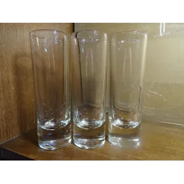 3 VERRES SUZE  HT 16CM