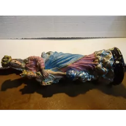STATUE  VIERGE MARIE  ET L'ENFANT JESUS HT 32CM