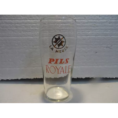 1 VERRE LA MEUSE PILS ROYALE 25CL HT.13.40CM