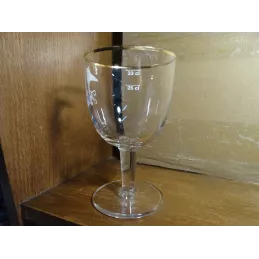 1 VERRE  JAN VAN GENT 25/33CL HT 16CM