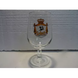 1 VERRE  SCHUTZ 25CL HT 15.10CM LOGO  ORANGE