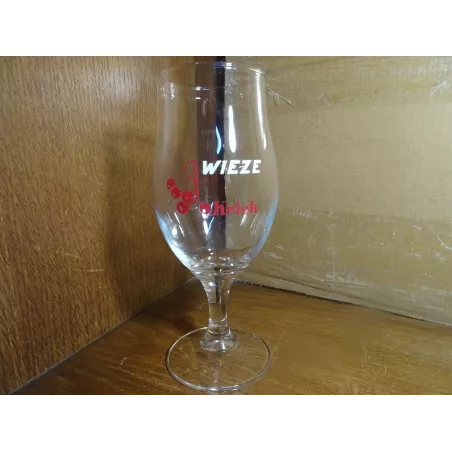 1 VERRE  WIEZE KRIEK 25CL  HT.18.30CM