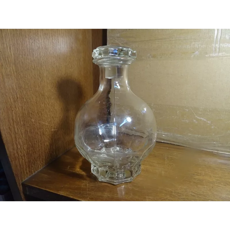 ANCIENNE CARAFE EN VERRE 1 LITRE - Tigrebock