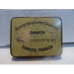 BOITE CIGARETTES  COMPAGNY ALEXANDRIA  10CM X7.80CM X1.80CM