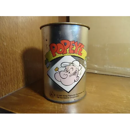 TIRELIRE  POPEYE EN METAL HT 10.50CM