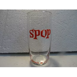 1 VERRE SPOP 20/25CL EAUX MINERALES  DE SAINT ALBAN HT 12CM